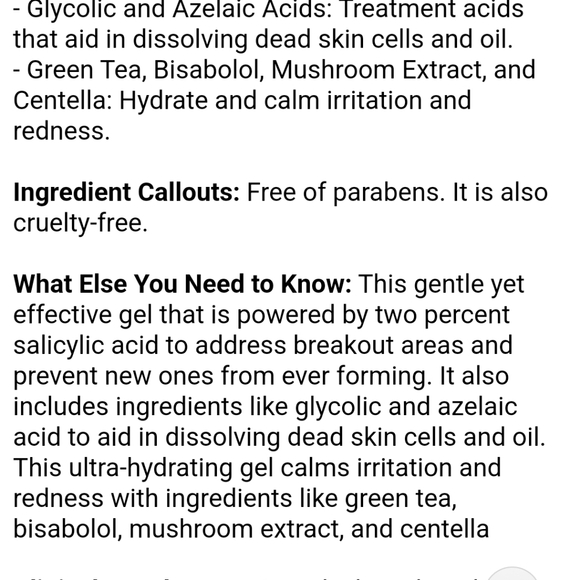 NIB DR.DENNIS GROSS ALPHA BETA 2% ON THE SPOT ELIMINATOR ACNE TREATMENT GEL - Picture 6 of 16